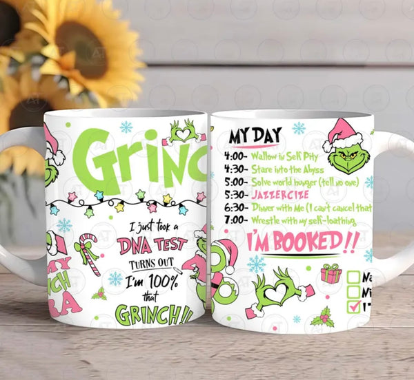 15oz Grinch Inspired Mug