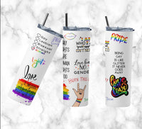 20oz Pride Collage Tumbler