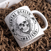 Mental Health Skull Mug